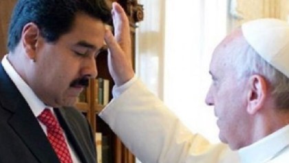 Maduro y el Papa Francisco