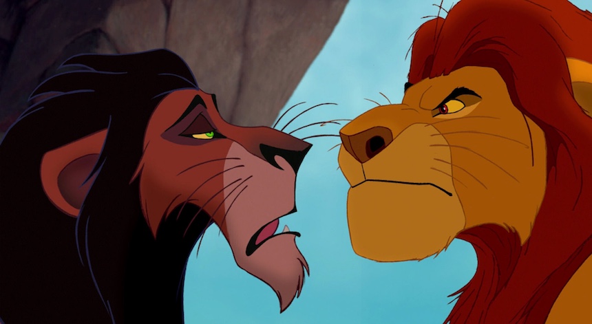 Scar y Mufasa - El Rey León