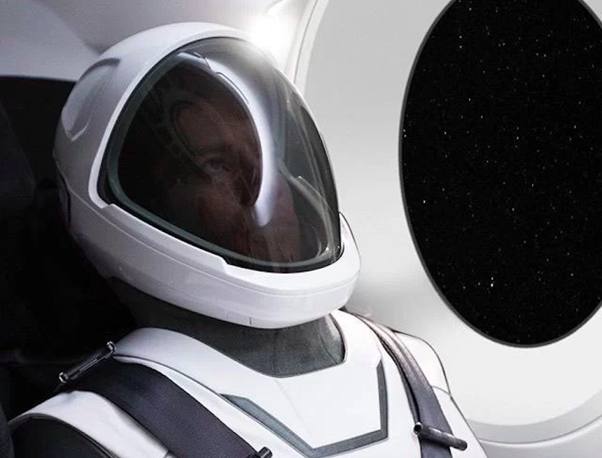 Elon Musk - Traje espacial de SpaceX