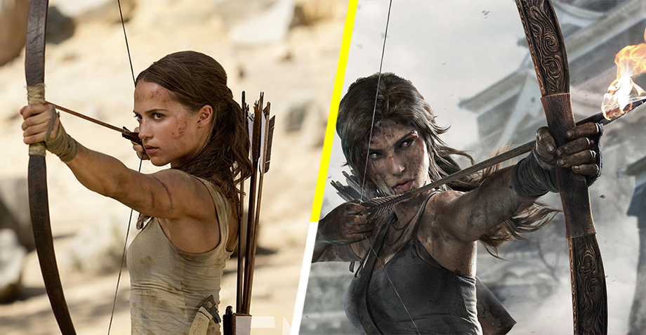 Alicia Vikander como Tomb Raider