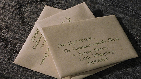 Carta Harry Potter