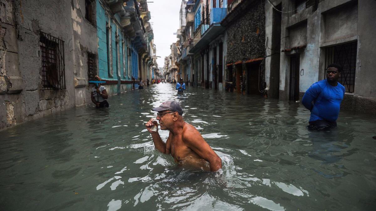 Cuba inundada después del paso de Irma