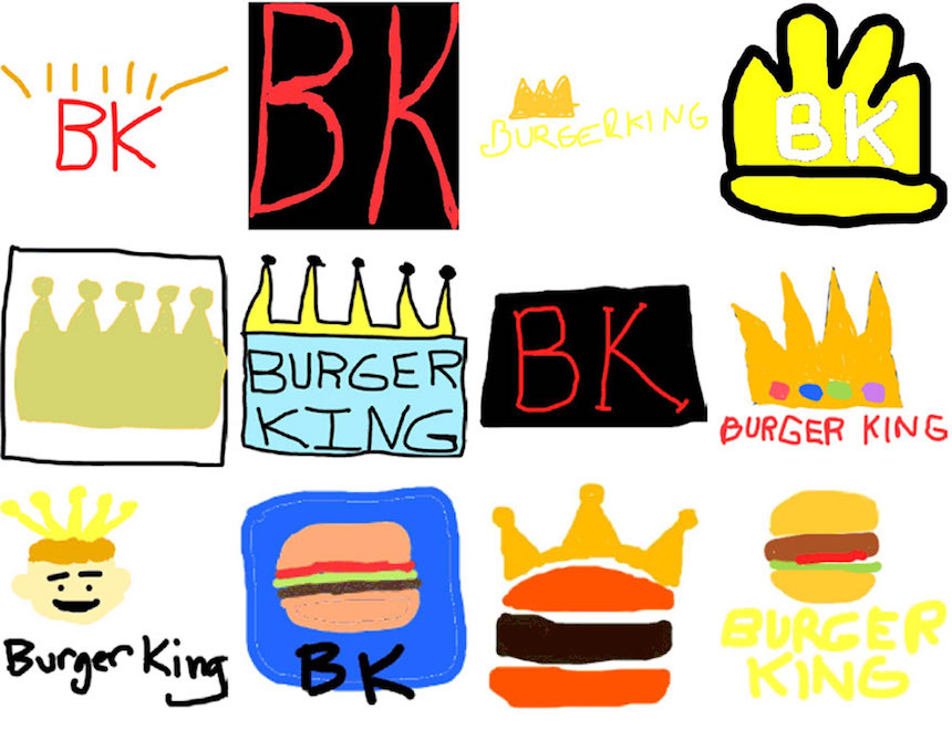 Burger King - Dibujos de los logos