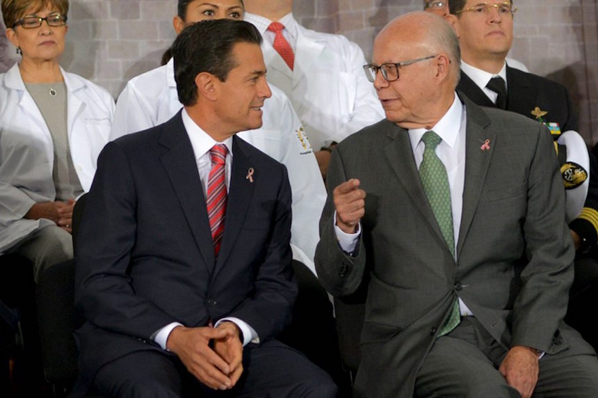 Enrique Peña Nieto y José Narro Robles