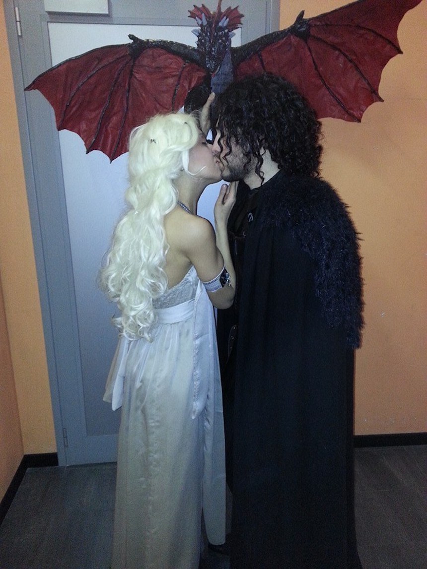 Disfraces para parejas de Halloween - Jon y Daenerys