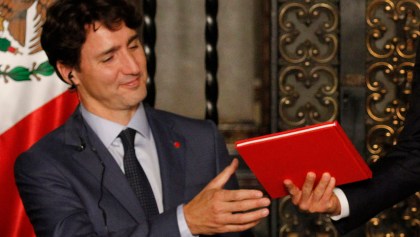 Justin Trudeau, primer ministro de Canadá, asistió al Senado de la República