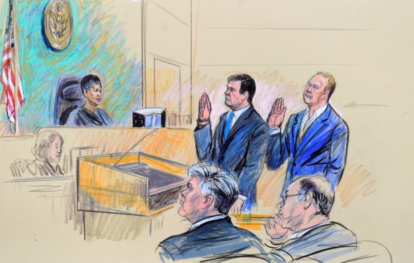 Paul Manafort y Rick Gates ante tribunal