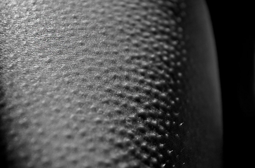 Piel chinita al escuchar música