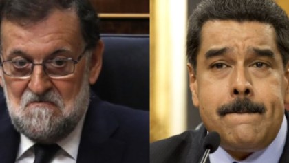 Mariano Rajoy y Nicolás Maduro
