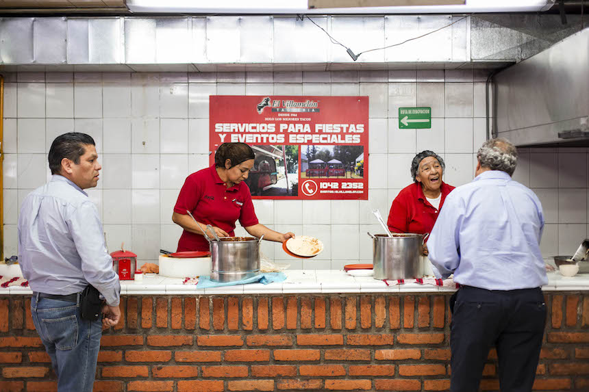 Tacos en la Ciudad de México - El Villamelón