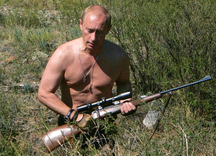 Calendario de Vladimir Putin 2018 - Topless
