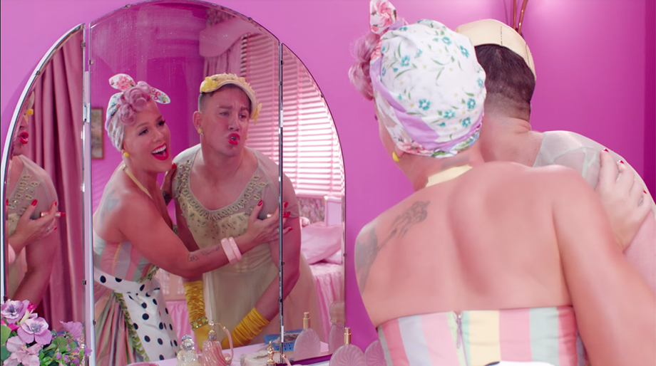 Cosas extrañas y que jamás imaginamos: Channing Tatum en un video de Pink