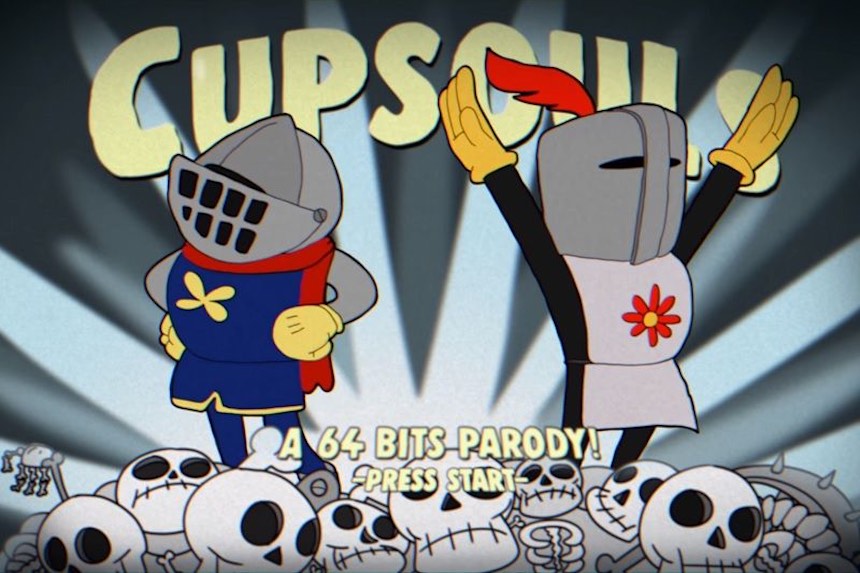 Cupsouls - Parodia de Dark Souls estilo Cuphead
