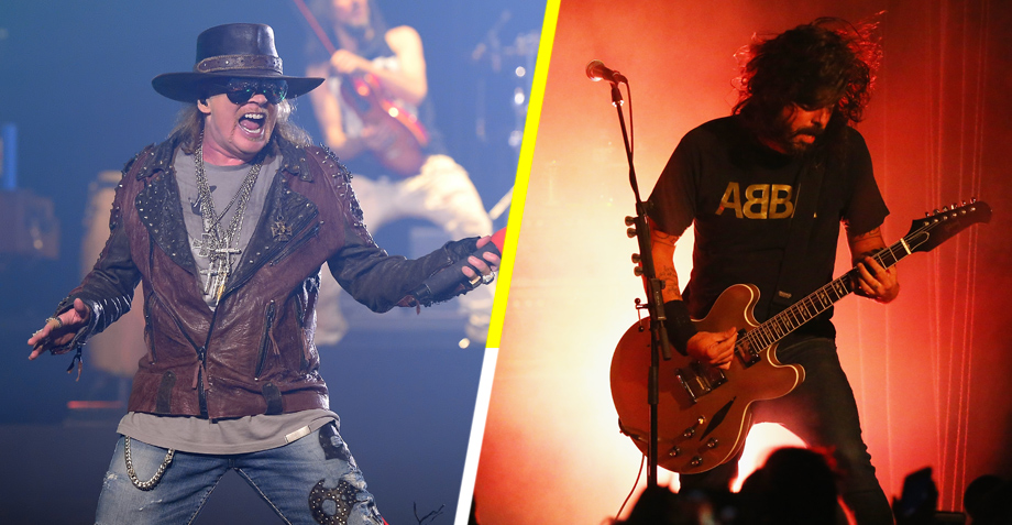 Mira a Dave Ghrol echándose un palomazo con Guns N’ Roses