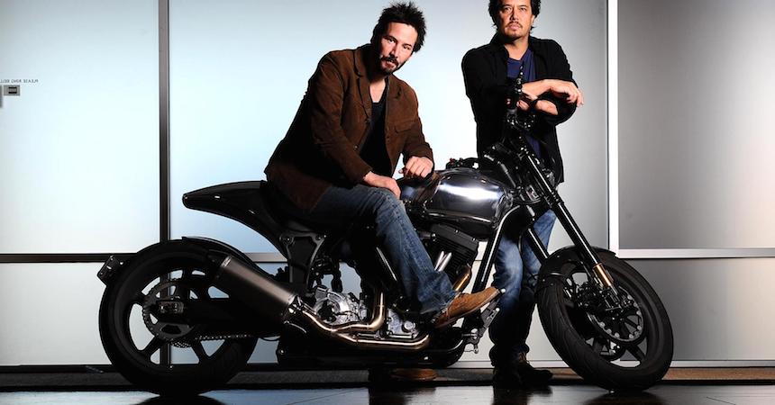 Keanu Reeves y su negocio de motocicletas