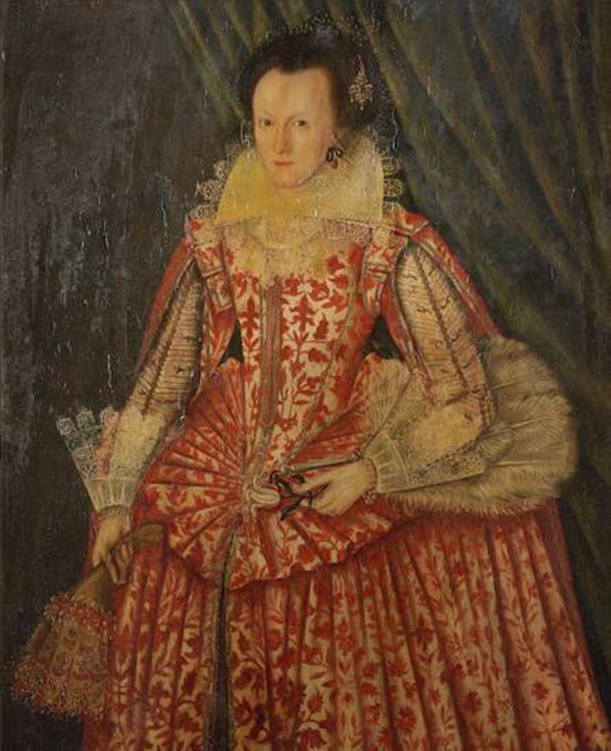 Mujer de Rojo - Pintura restaurada por Philip Mould