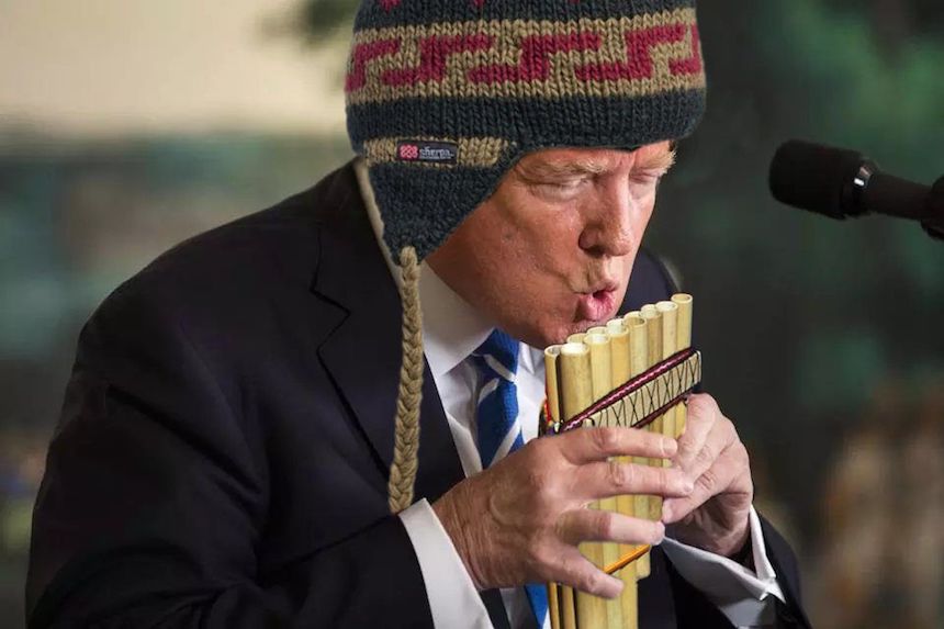 Donald Trump y Photoshop - Gorra