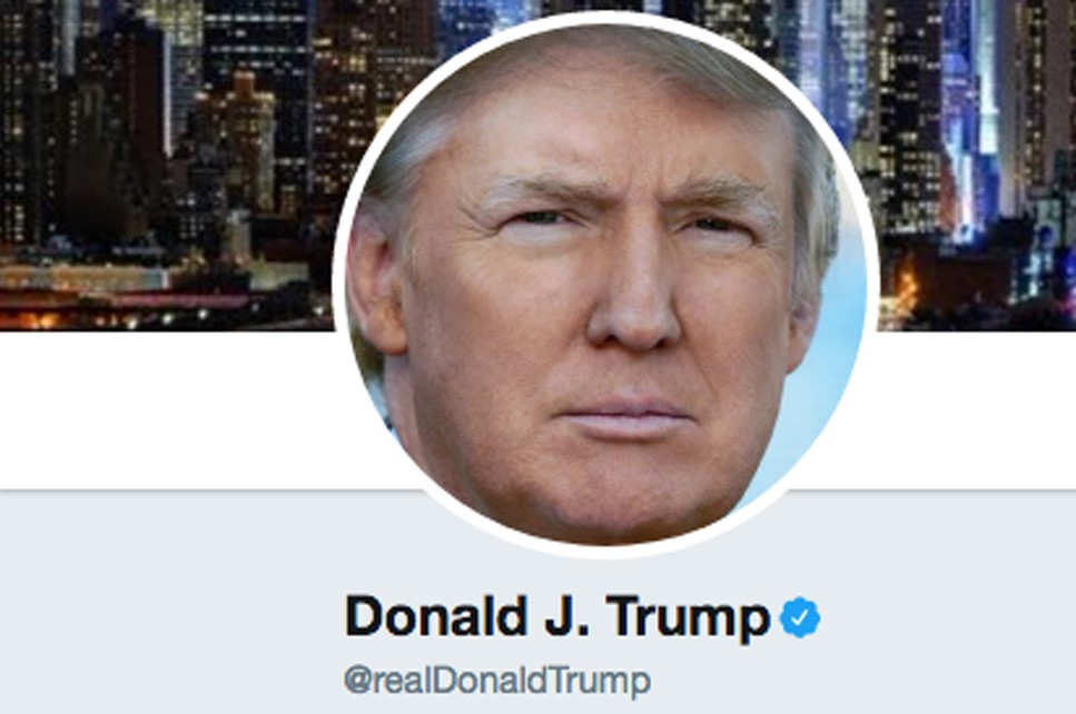 Cuenta Twitter de Donald Trump