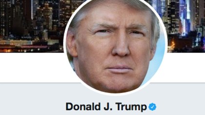 Cuenta Twitter de Donald Trump