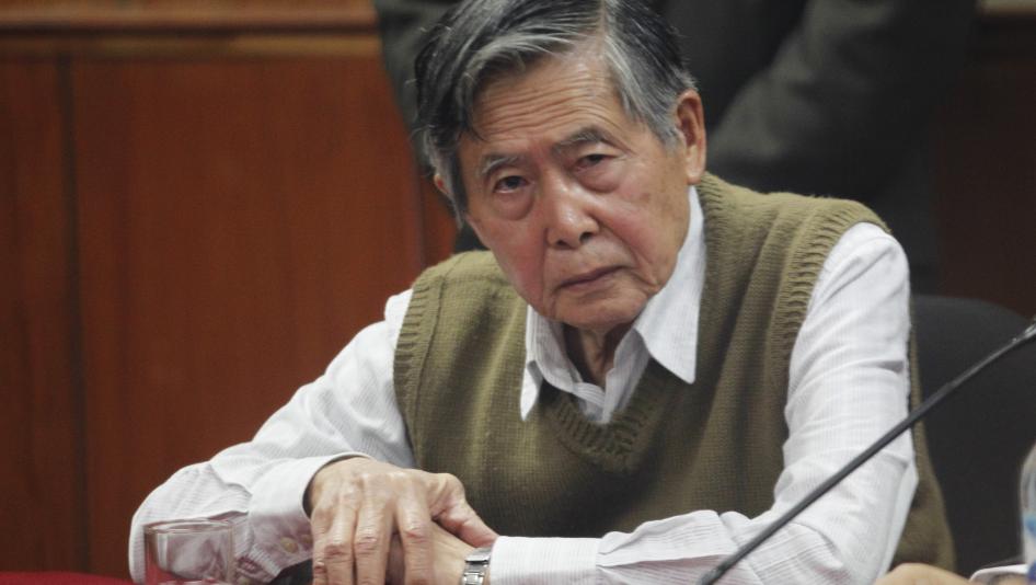 El expresidente peruano, Alberto Fujimori