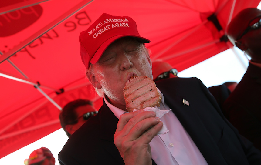 La dieta de Donald Trump, presidente de Estados Unidos