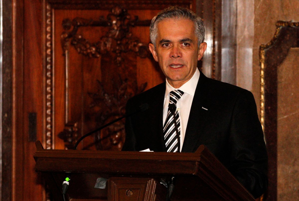 Miguel Ángel Mancera, jefe de Gobierno de la CDMX