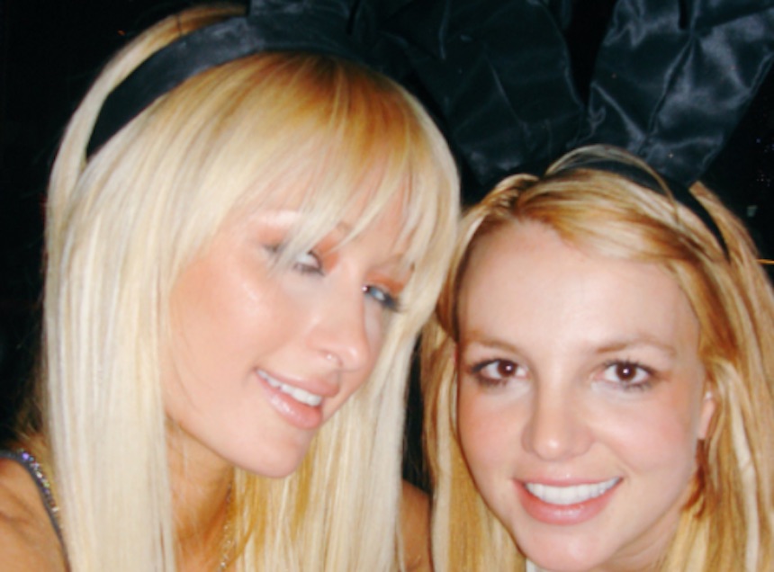 Selfie de Britney Spears con Paris Hilton