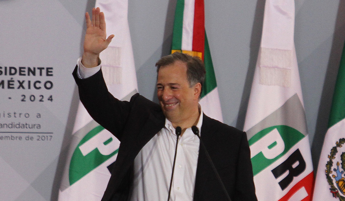 José Antonio Meade, candidato presidencial del PRI
