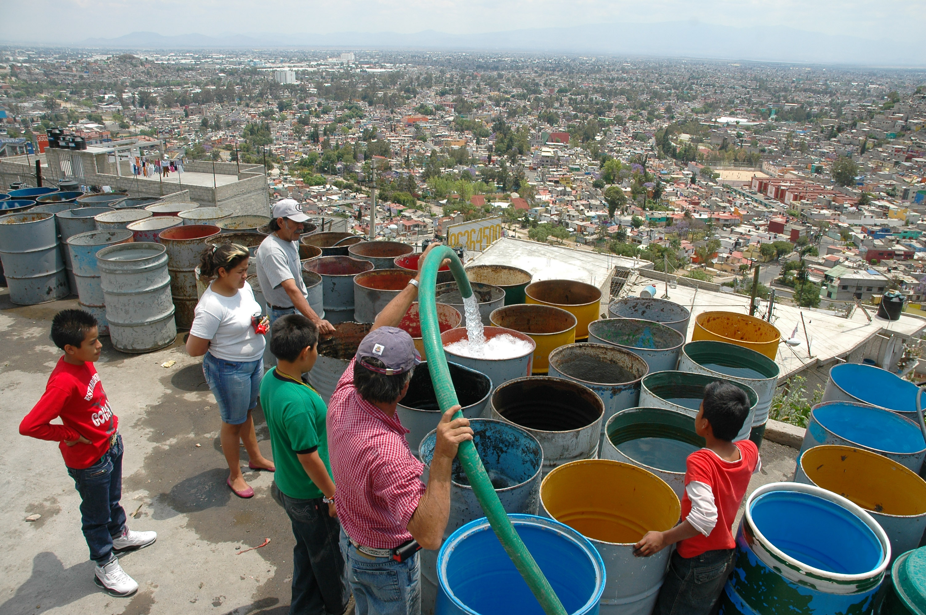 falta de agua en la Ciudad de México
