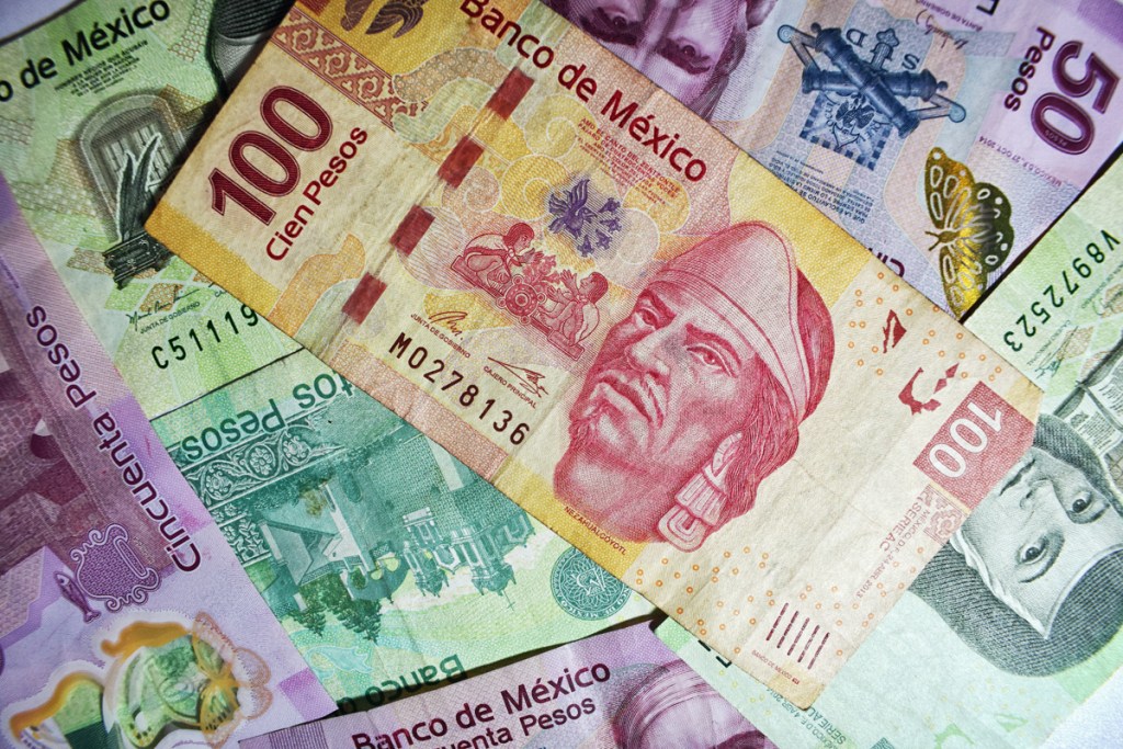 Billetes Dinero Pesos Mexicanos