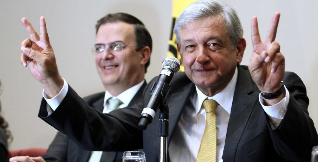 Andrés Manuel López Obrador y Marcelo Ebrard Casaubón