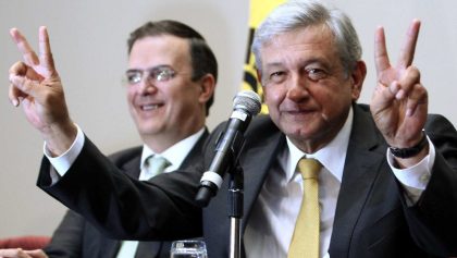 Andrés Manuel López Obrador y Marcelo Ebrard Casaubón
