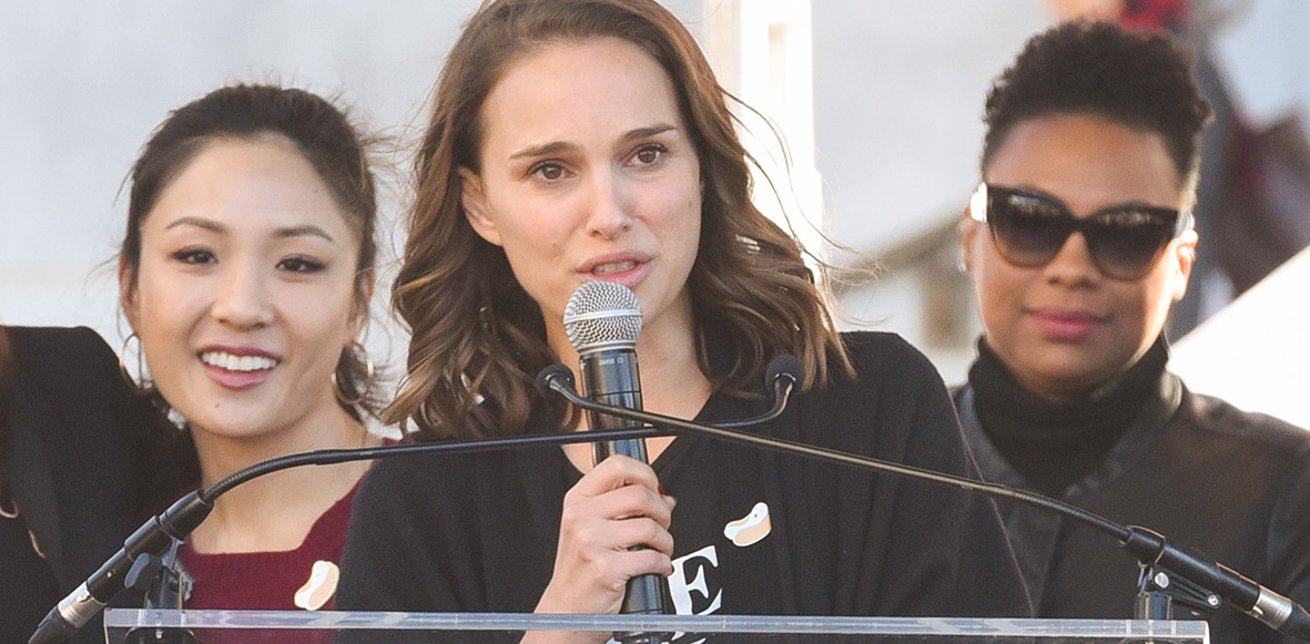 Natalie Portman habla sobre “terrorismo sexual” de Hollywood en Women’s March