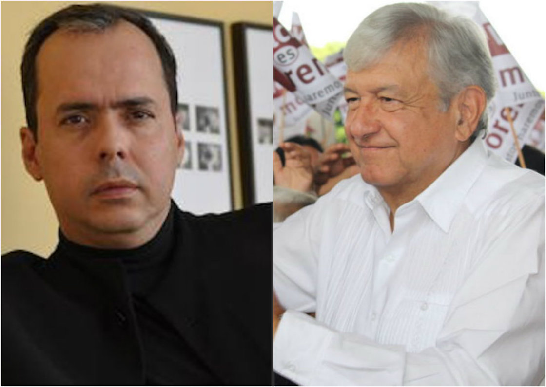 Andrés Manuel López Obrador y J.J. Rendón
