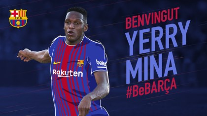 Oficial: Barcelona ficha al colombiano, Yerri Mina