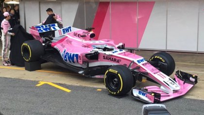 Checo Pérez presentó su nuevo bólido, el Force India VJM11