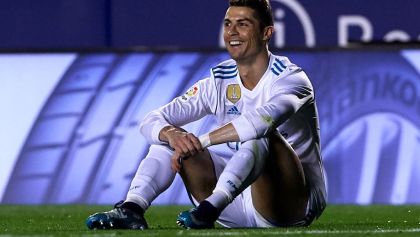 Cristiano Ronaldo contra el Levante en el partido de La Liga