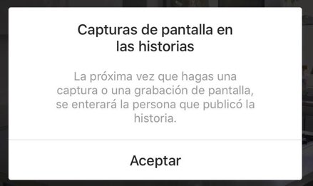 [13:56, 8/2/2018] Pepe Life: ¡Atención stalkers! Instagram le va a avisar a tu ‘innombrable’ cuando tomes un screenshot