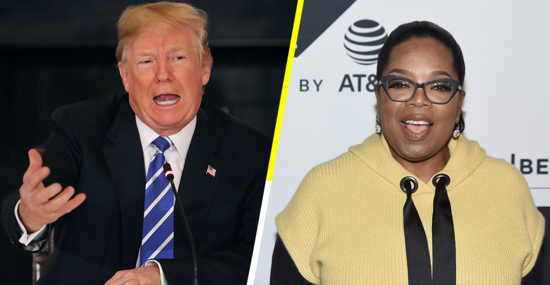 Donald Trump quiere que Oprah quiera ser presidente para vencerla… ah, ok
