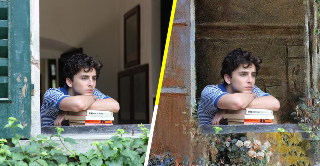 Así se vería Call Me By Your Name en el universo de Claude Monet