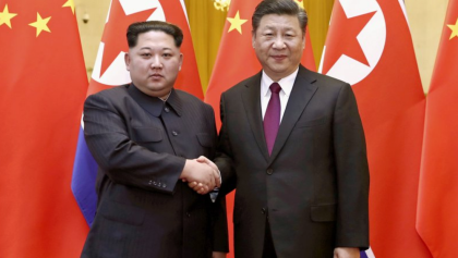 Kim Jong un se reunió con el presidente de China Xi Jinping