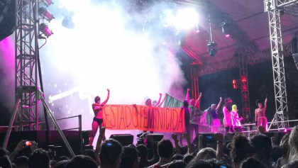 Pussy Riot protesta en el Vive Latino 2018
