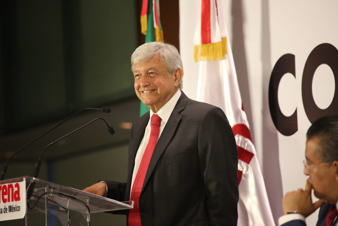 Andrés Manuel López Obrador, candidato de Morena a la Presidencia