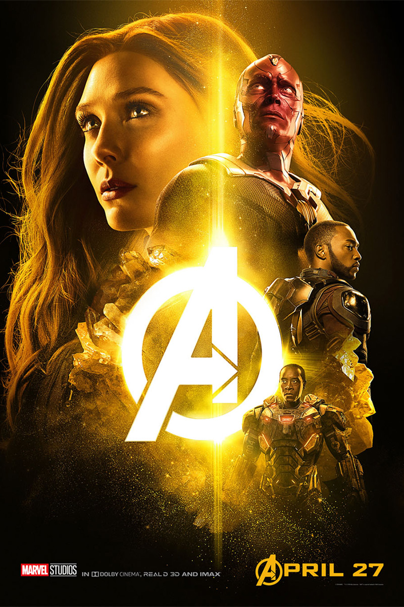 Mira los nuevos pósteres de ‘Infinity War’ con los colores de las Gemas del Infinito