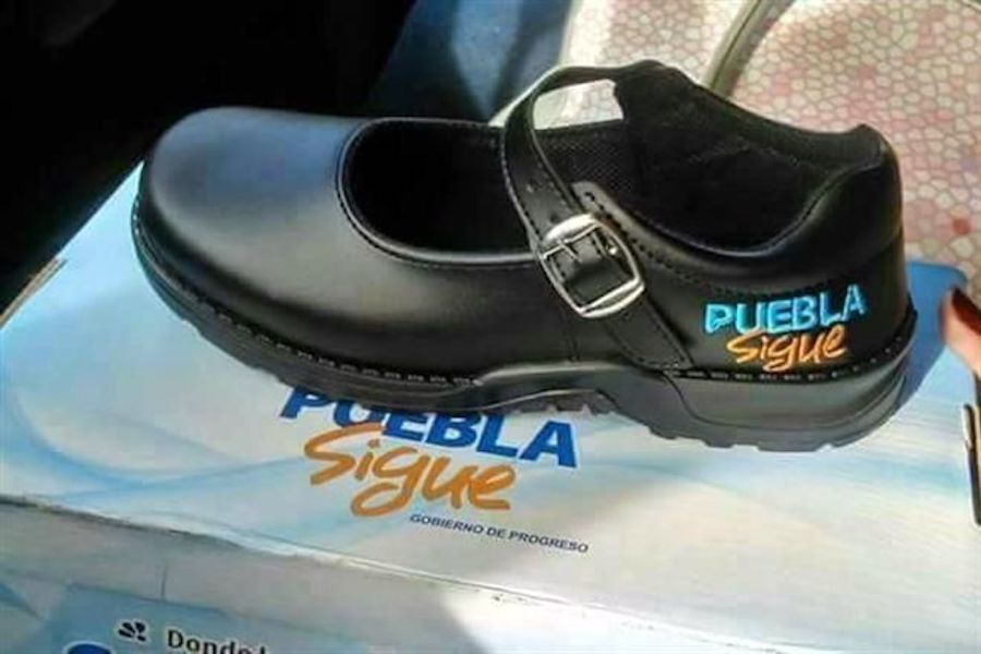 Gobierno de puebla regala zapatos pero no es ilegal según el TEEP