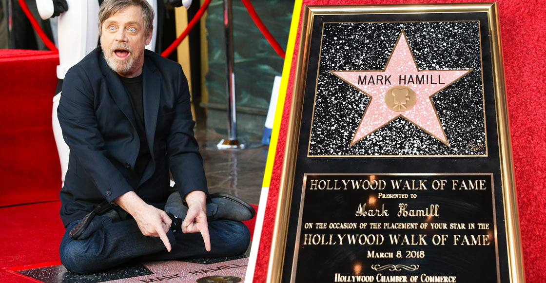 Jedi Day! Mark Hamill recibe su estrella en el Paseo de la Fama de Hollywood