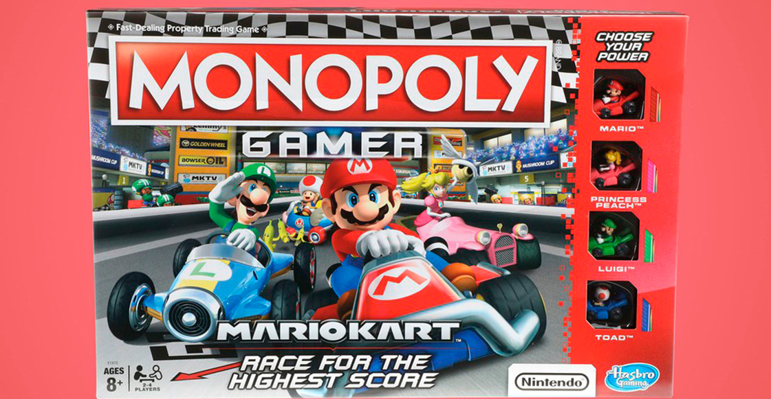 ¡Tomen todo mi dinero! Ya hay Monopoly de Mario Kart