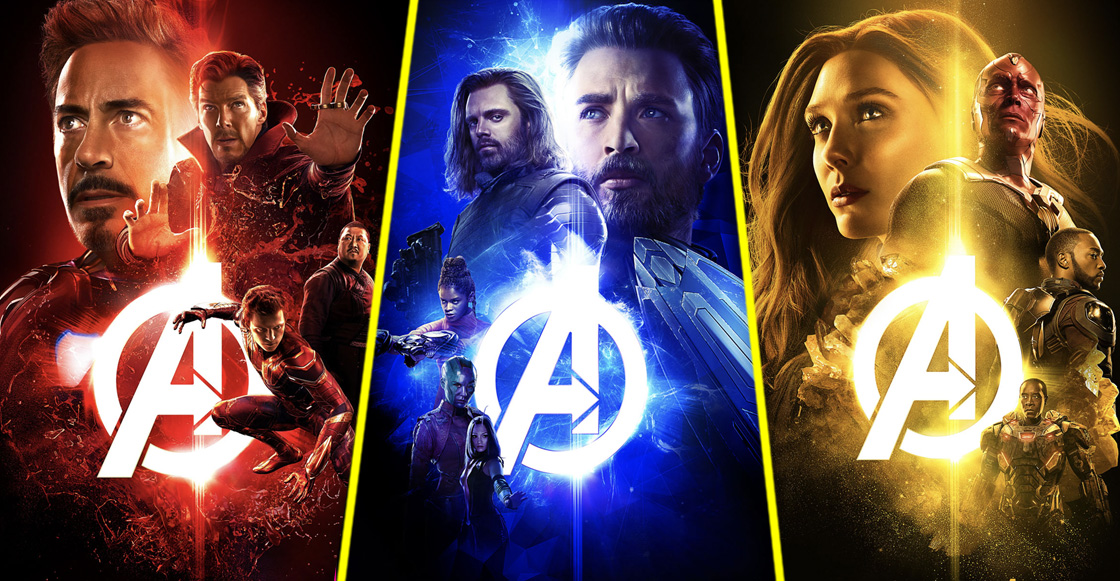 Mira los nuevos pósteres de ‘Infinity War’ con los colores de las Gemas del Infinito