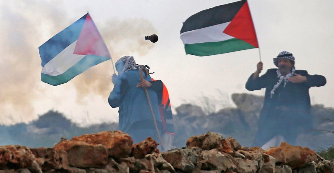 Protestas palestinas en Gaza