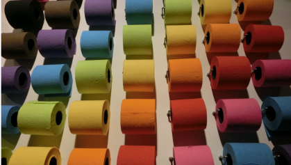 rollos de papel colores